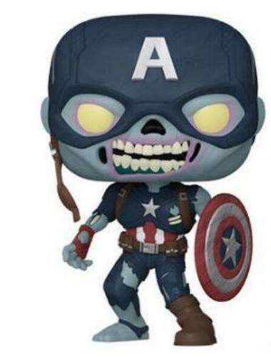 Funko  Funko POP ! What If - Zombie : Captain America (941) 