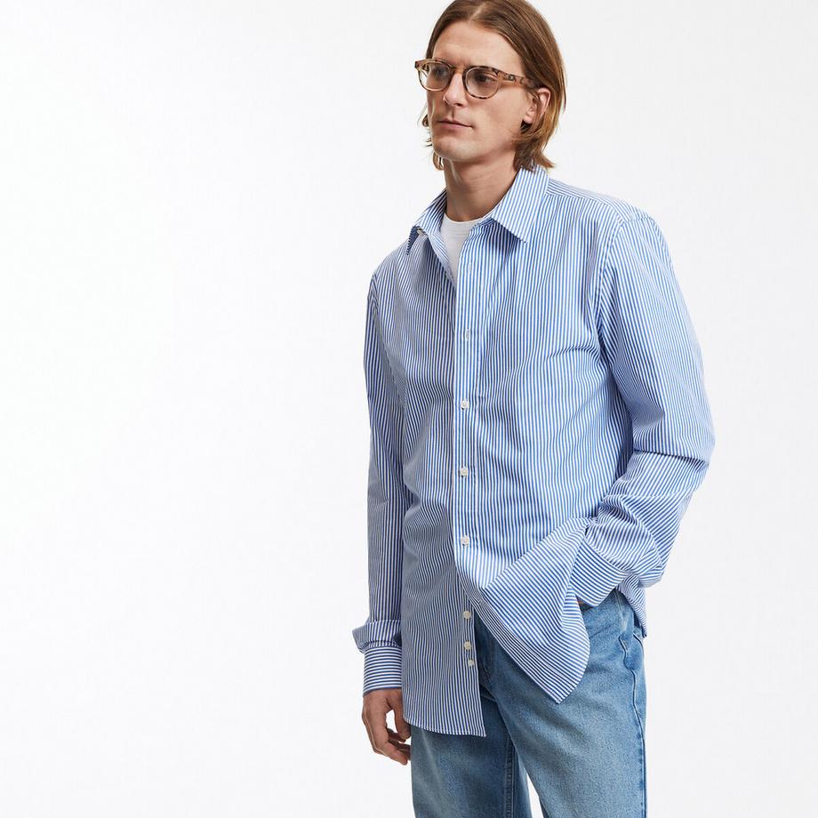 La Redoute Collections Slim Fit Gestreiftes Hemd  