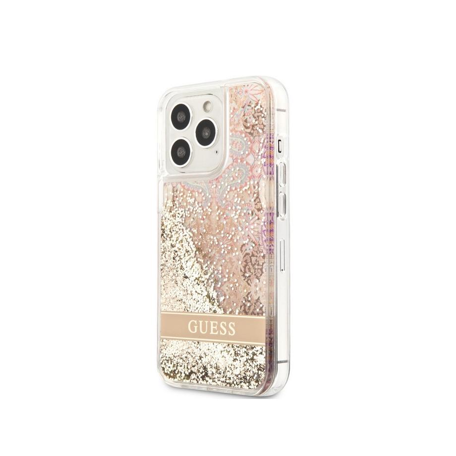 Coque iPhone 14 Pro Max Flowers Glitter