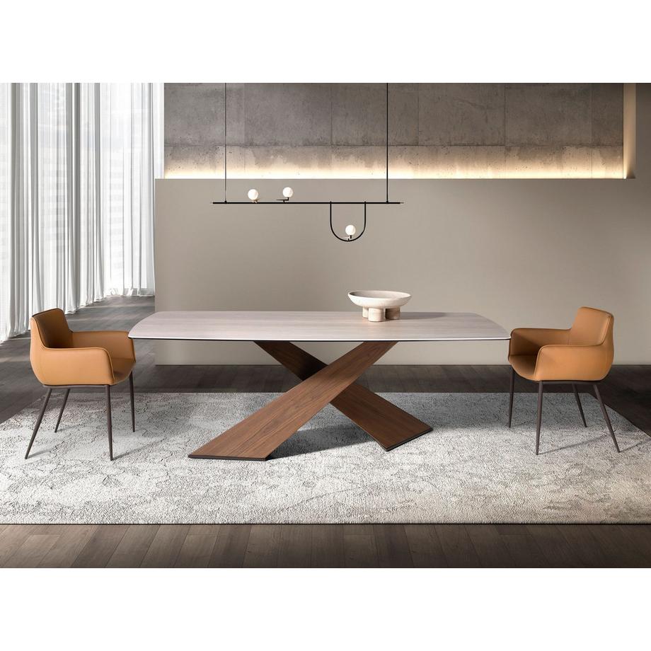 ANGEL CERDA Table à manger ovale  