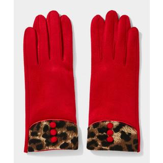 Joe Browns  Microsuede-Handschuhe mit Tiermuster 