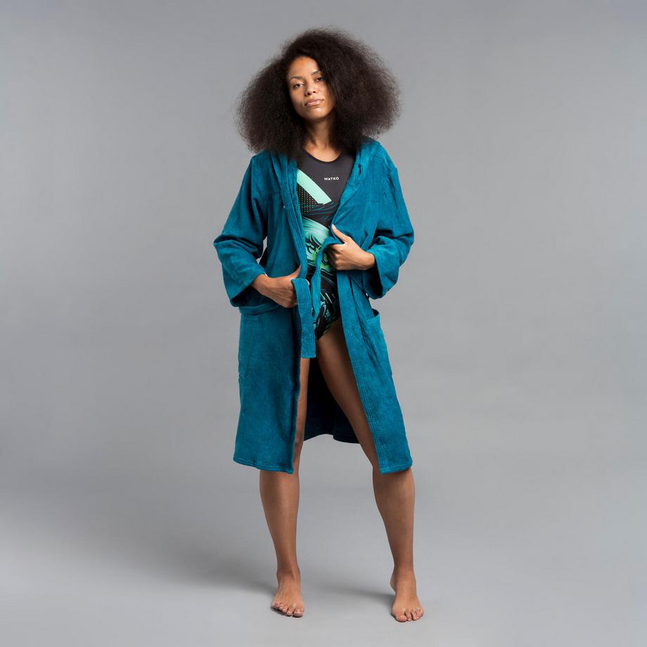 WATKO Coton 900 Peignoir à Capuche  