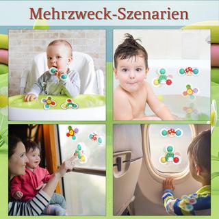 Activity-board  Saugnapfspielzeug - Badespielzeug Baby-Set mit Aufbewahrungstasche 