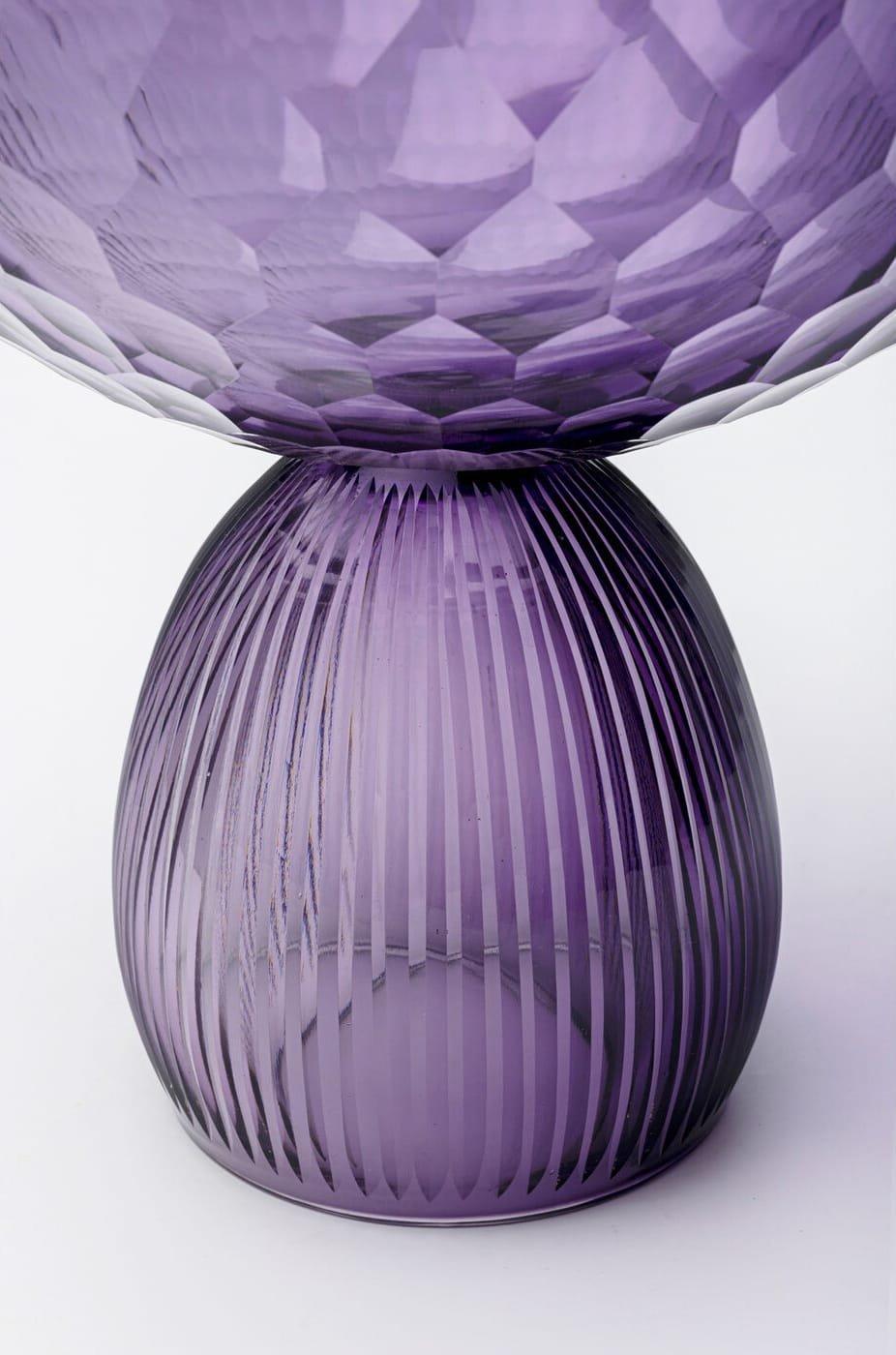 KARE Design Vase Duetto lila 23  