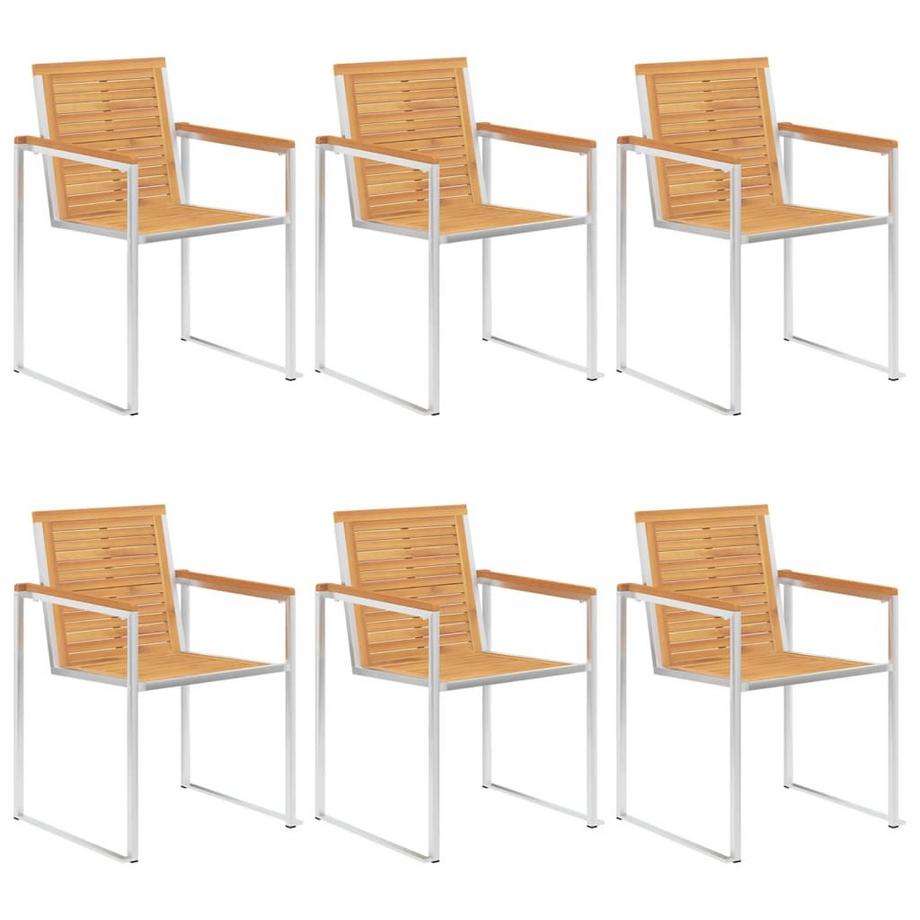 VidaXL Gartenstuhl teak  