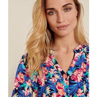 Damart  Tunika mit Tropical Print. 