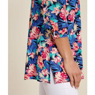 Damart  Tunika mit Tropical Print. 