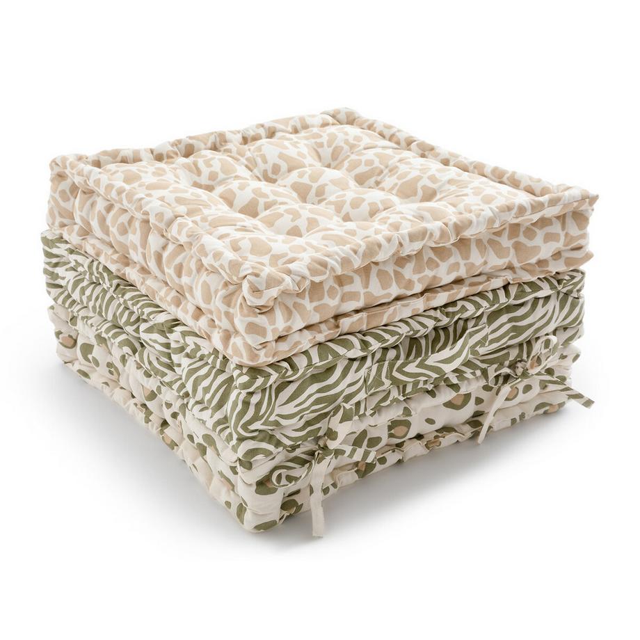 La Redoute Intérieurs 3-teiliges Bodenkissen Kampala  