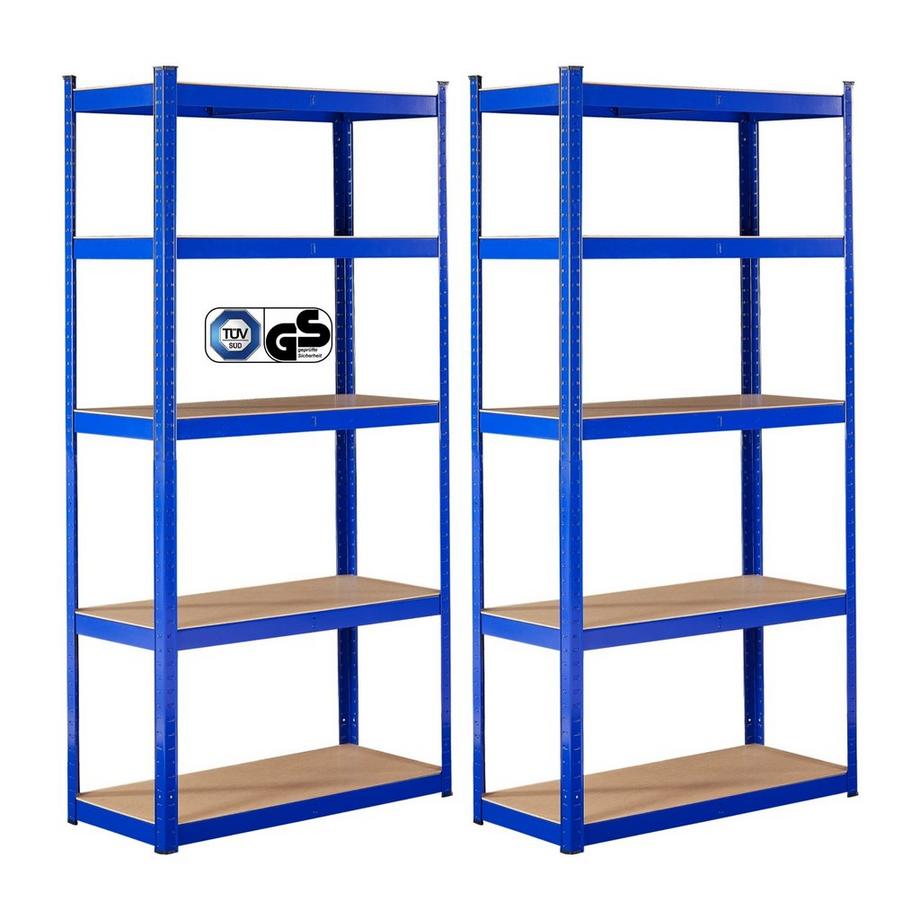 Arebos 2x Schwerlastregale 875kg  