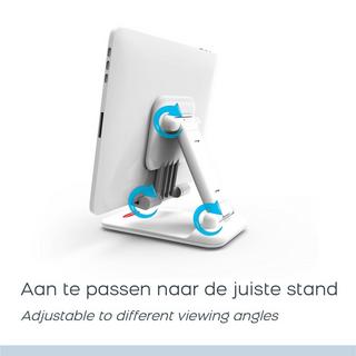 Orange Donkey  Orange Donkey – Telefon- und Tablet-Ständer – Silber 