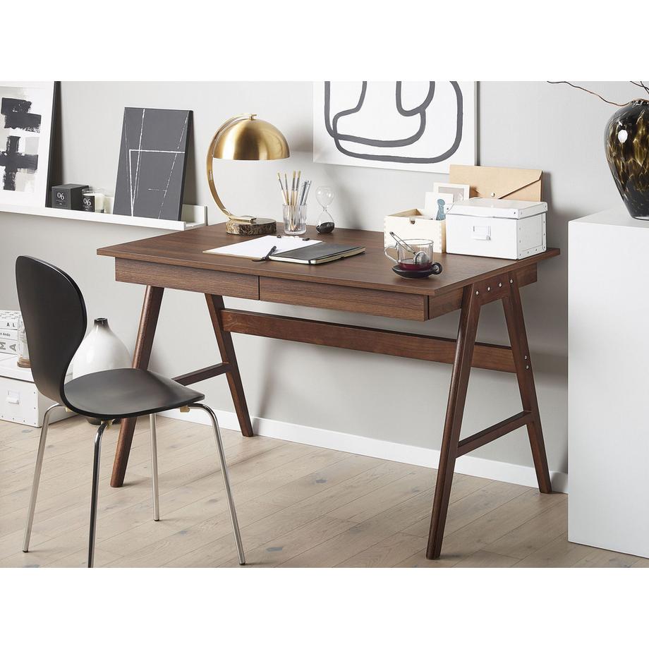 Beliani Scrivania en Fibra a media densità (MDF)  SHESLAY  