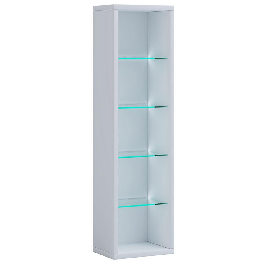 VCM Holz CD DVD Regal | Bücherregal | Aufbewahrung | Maße H. 77 x B. 21 x T. 14 cm | Standregal - Rasato L  