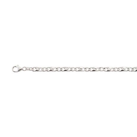 MUAU Schmuck  Collier 8er-Kette Silber 925, 4.9mm, 50cm 