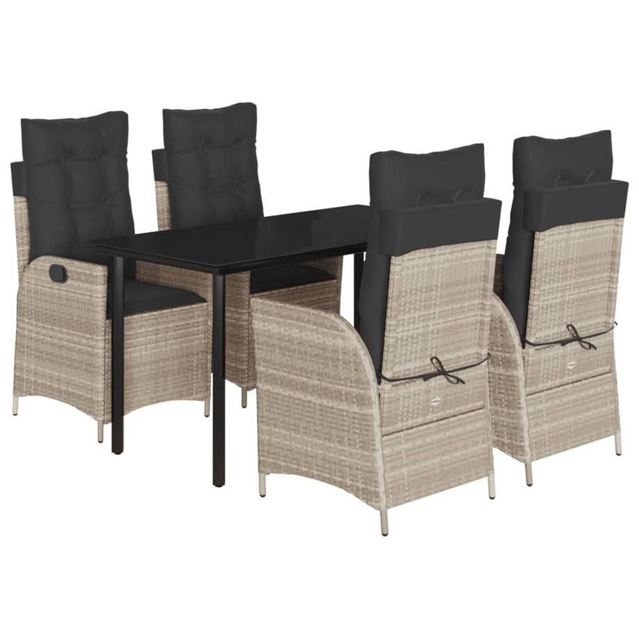 VidaXL Garten essgruppe poly-rattan  
