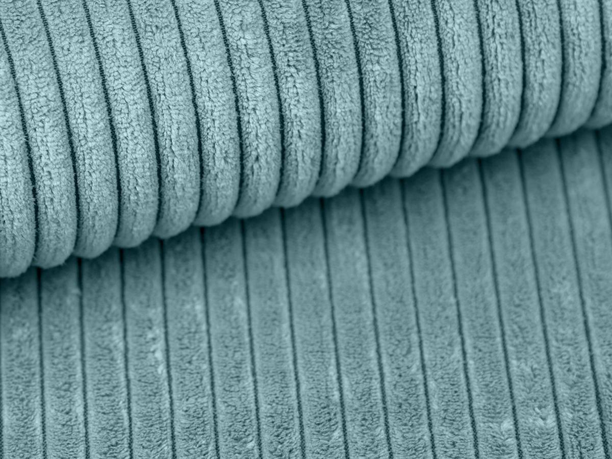 PASCAL MORABITO Sessel - Cord - Türkisblau - AMELIA  