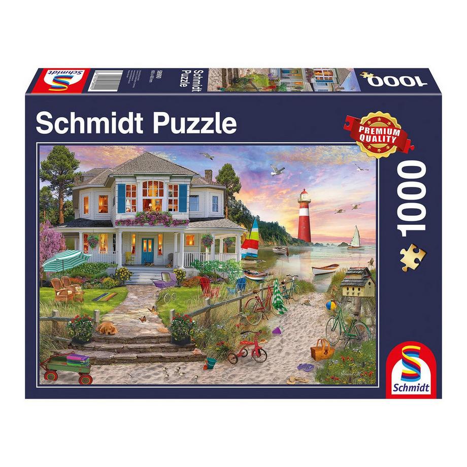 Schmidt  Puzzle Das Strandhaus (1000Teile) 