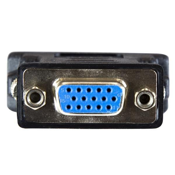 STARTECH.COM  StarTech.com Adattatore DVI a VGA - Cavo Convertitore DVI a VGA - Maschio / Femmina - Nero 