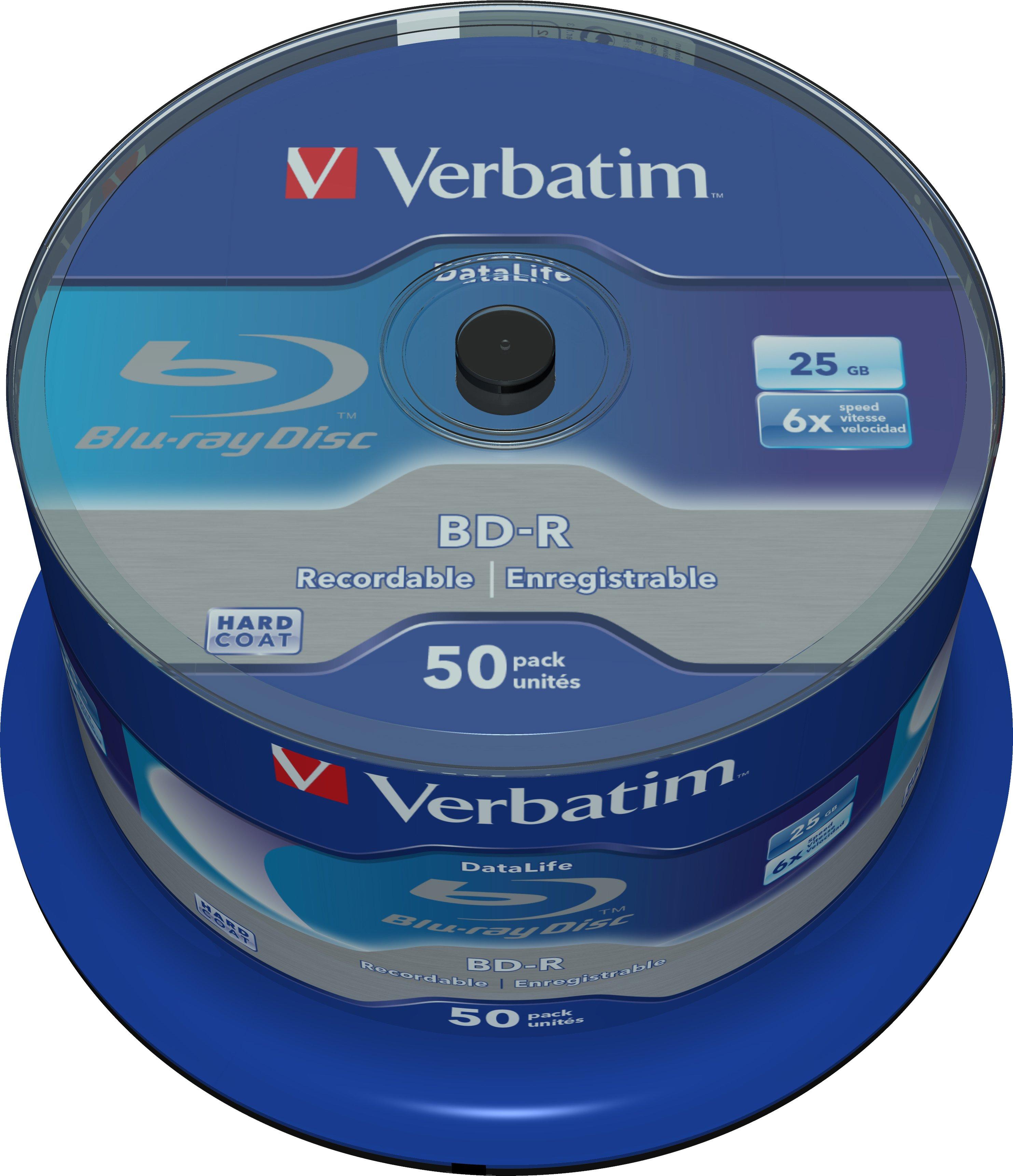 Verbatim  Verbatim Datalife 6x BD-R 25 GB 50 pz 