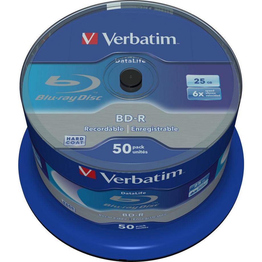 Verbatim  Verbatim Datalife 6x BD-R 25 GB 50 pz 