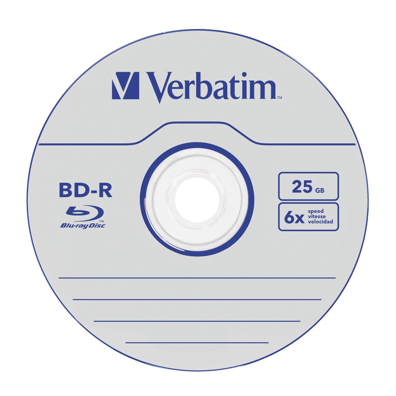 Verbatim  Verbatim Datalife 6x BD-R 25 Go 50 pièce(s) 