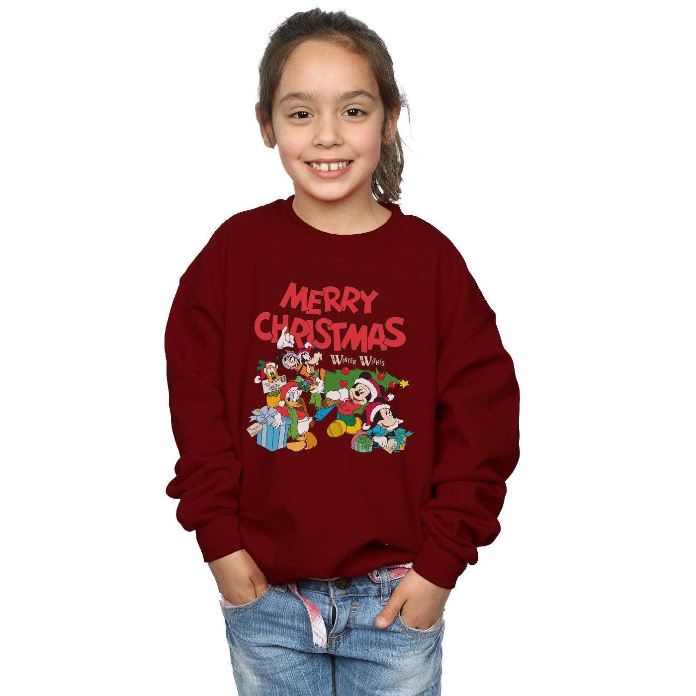 Disney  Sweat MICKEY MOUSE AND FRIENDSWINTER WISHES 