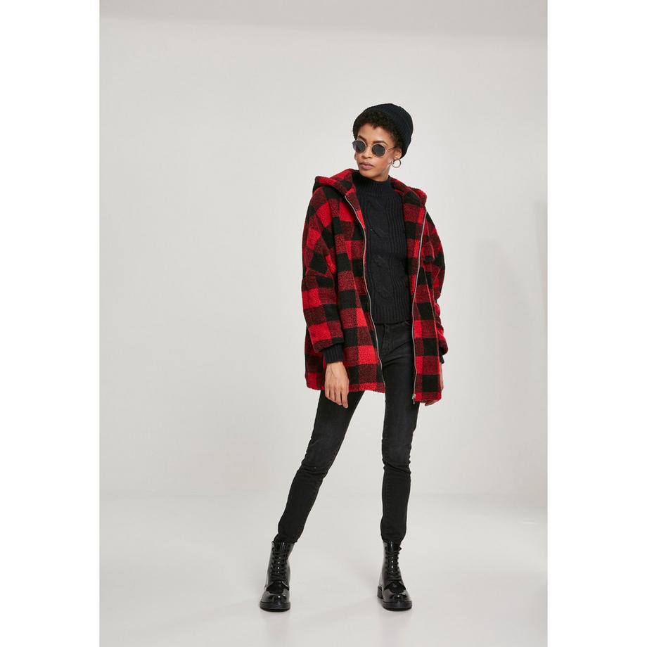 URBAN CLASSICS Parka à carreaux avec capuche  