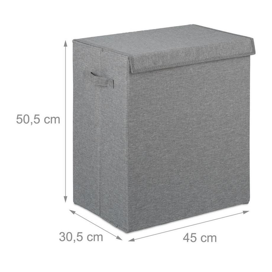 B2X Paniers à linge - 2 pièces 61 litres  