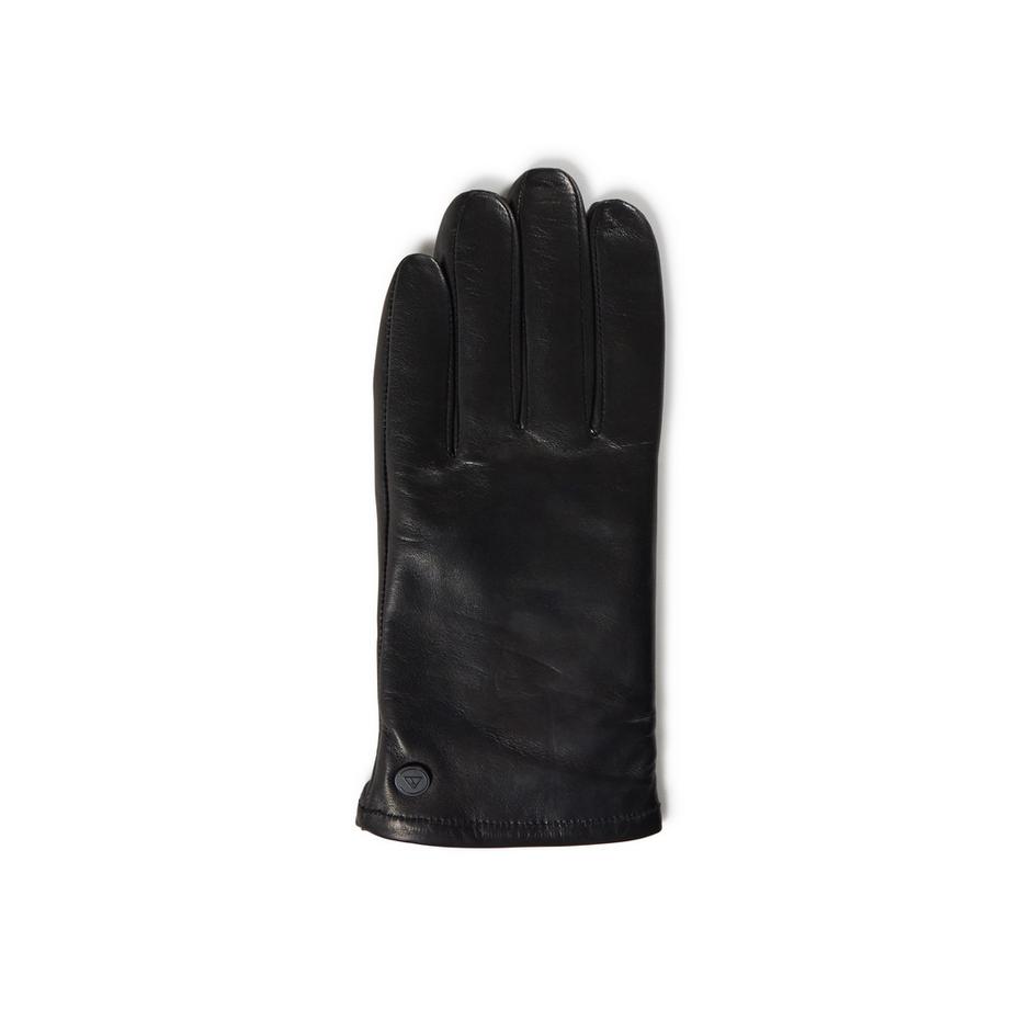 CASH-MERE.CH Gants en cuir doublure cachemire fonction écran tactile  