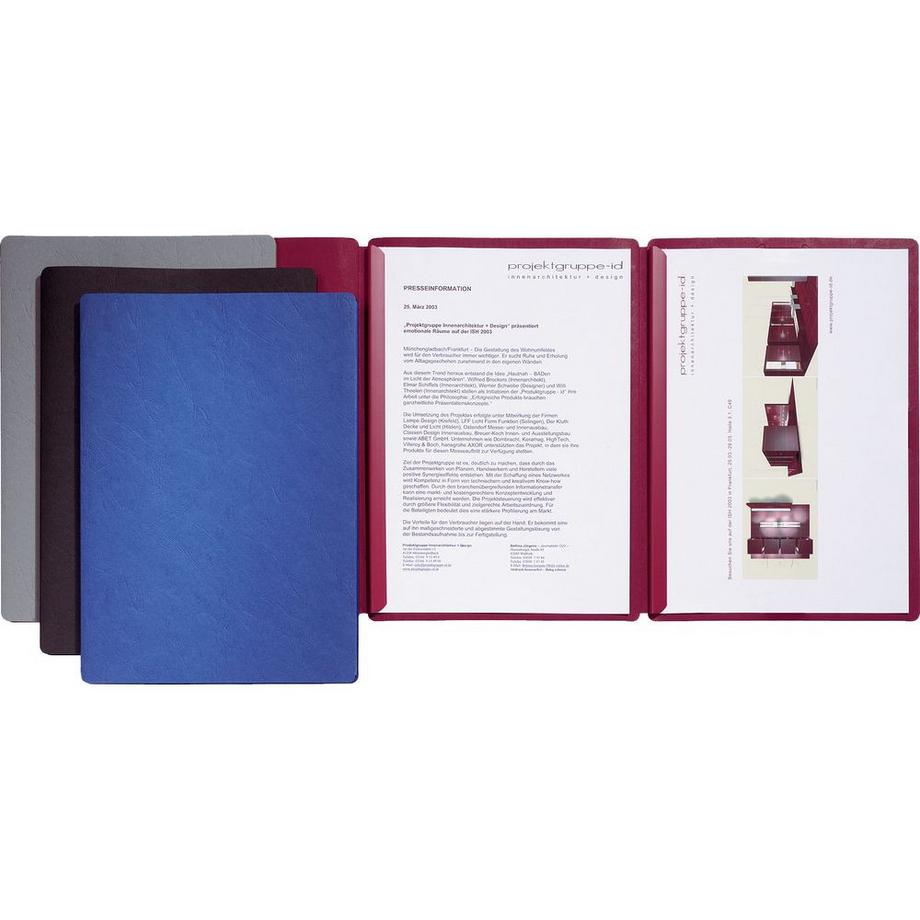 Pagna PAGNA Präsentationsmappe 2200302 blau  