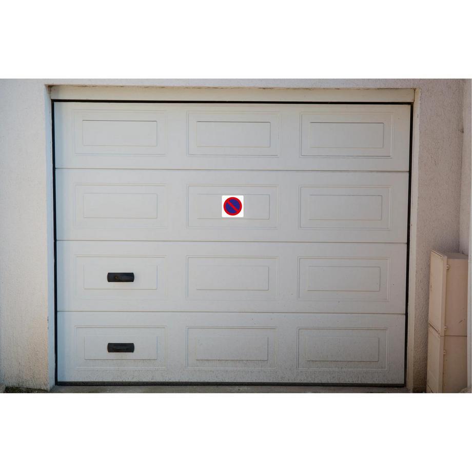 Exacompta Cartello adesivo quadrato 10x10cm DIVIETO DI SOSTA  