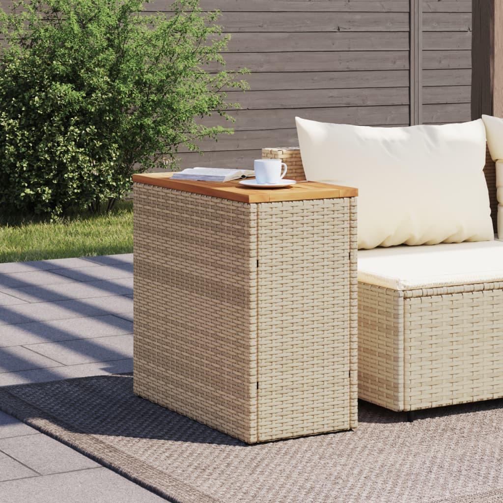 VidaXL Garten beistelltisch poly-rattan  