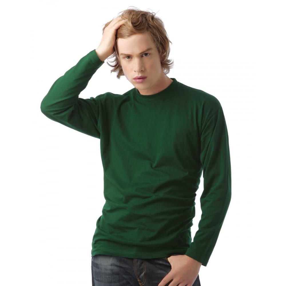 B and C  B&C Longsleeve TShirt mit RundhalsAusschnitt, Langarm 