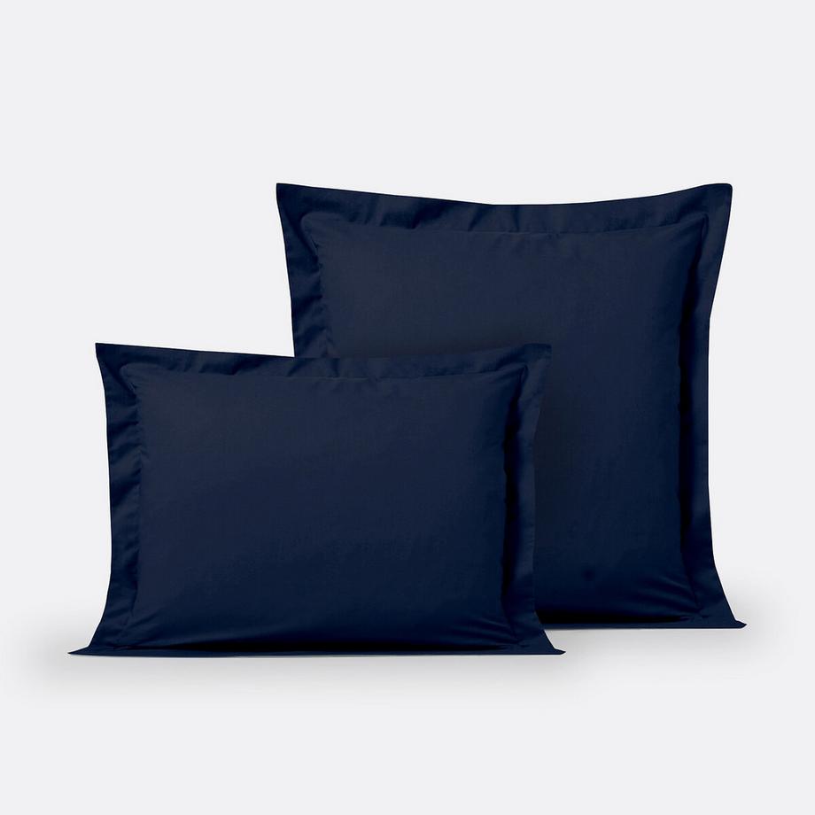 Unifarbener Kissenbezug aus Polybaumwolle mit Stehsaum Scenario