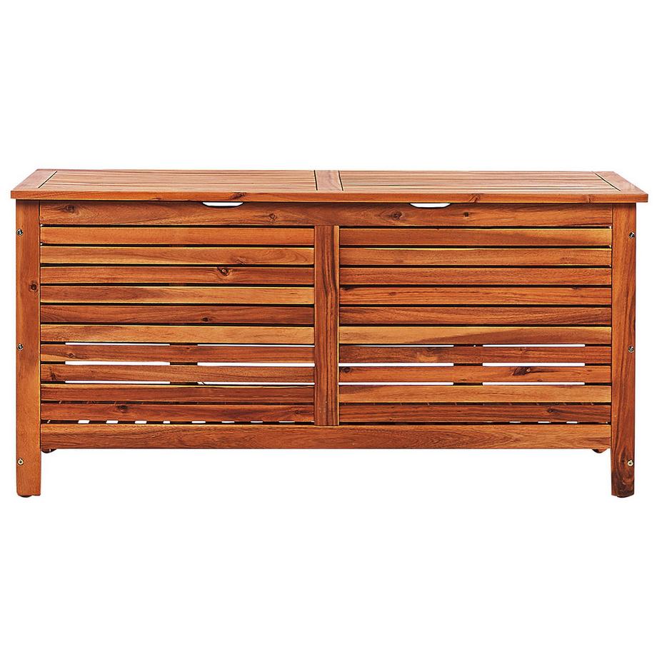 Beliani Aufbewahrungsbox aus Akazienholz Skandinavisch RIVIERA  