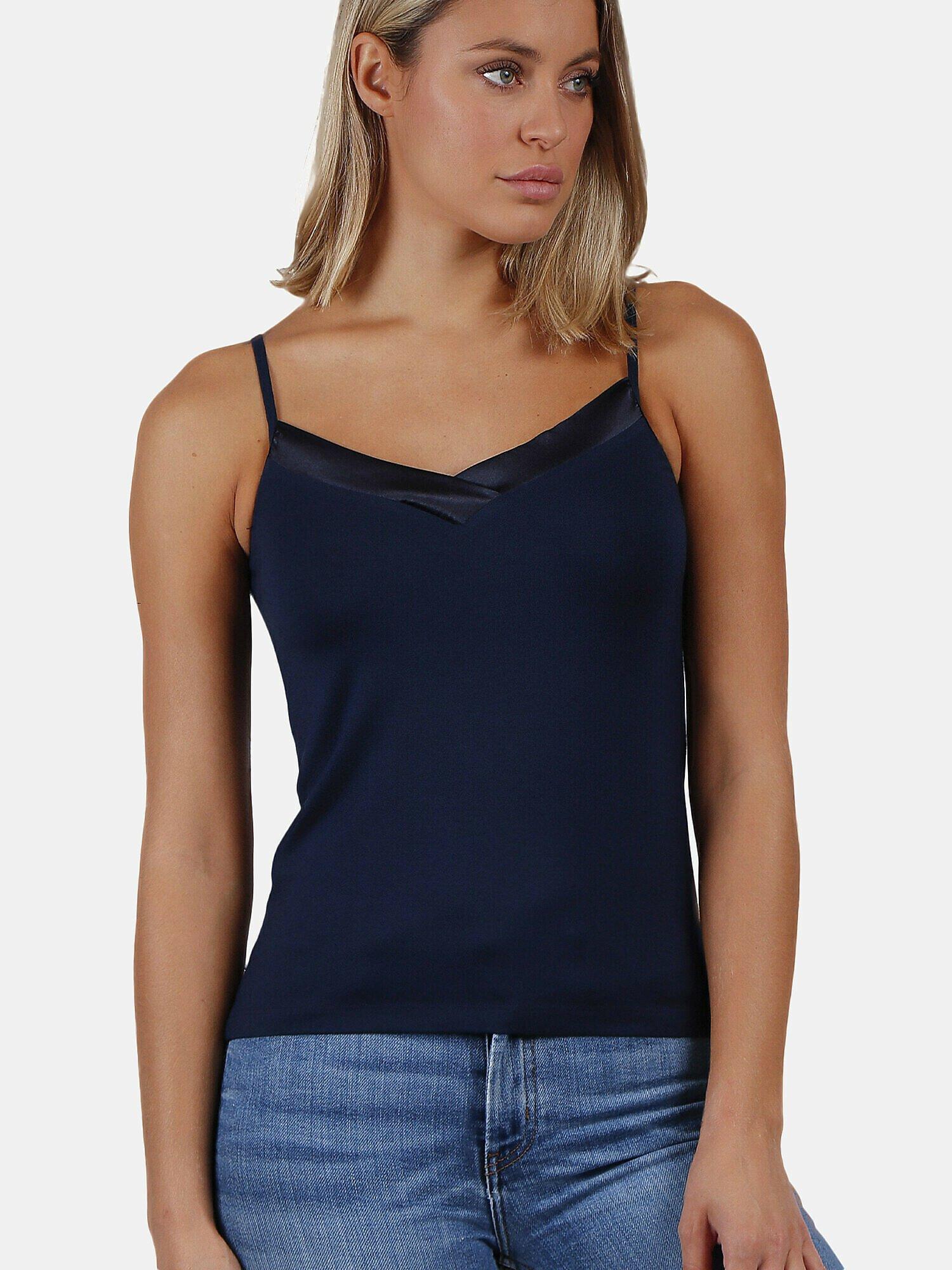 Image of Tanktop Escote Raso Unisex Königsblau L