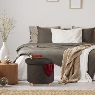 B2X Tabouret rond avec espace de rangement  