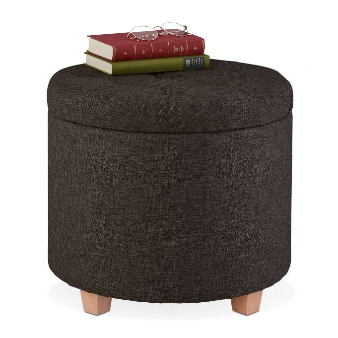 B2X Tabouret rond avec espace de rangement  