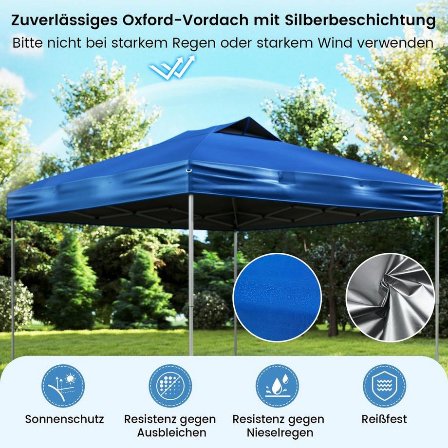 Northix Pop-Up-Pavillon UV 50+ wasserdicht  