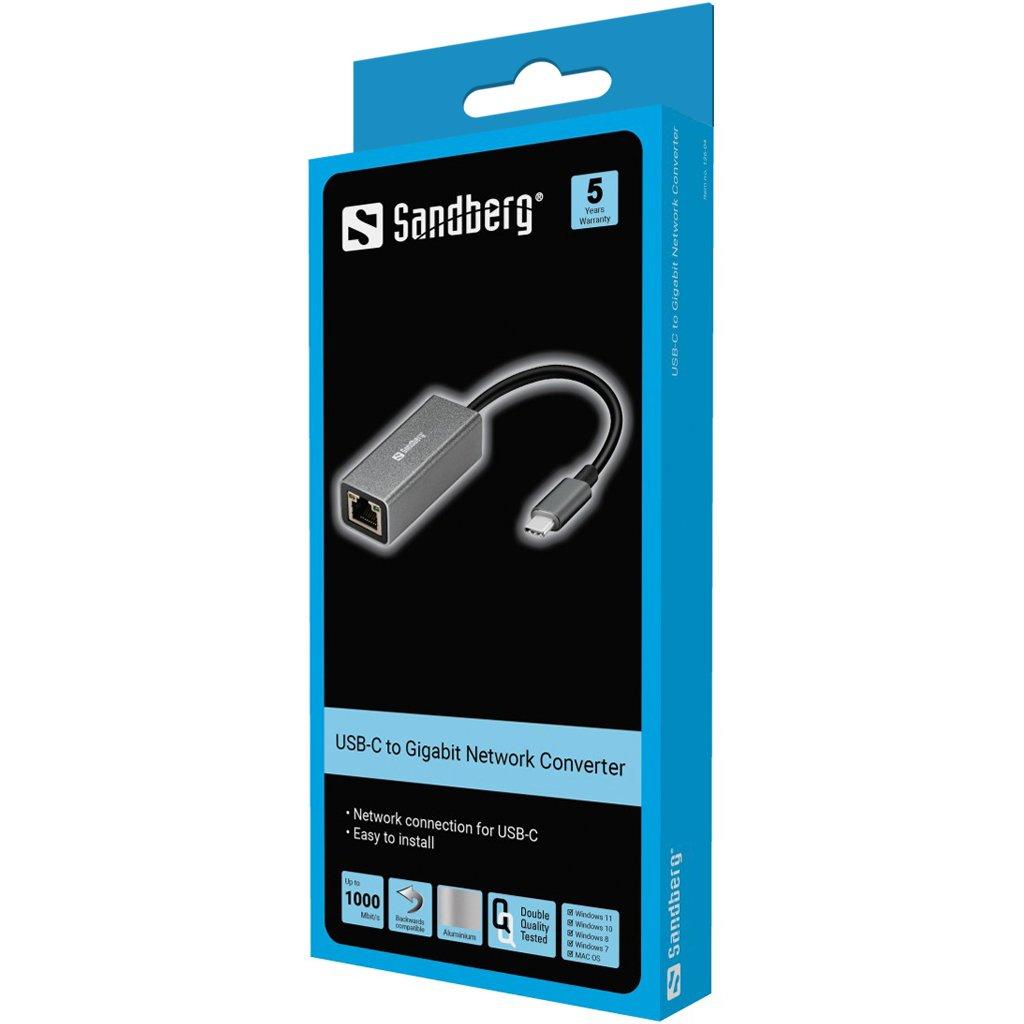 Sandberg  USB-C Gigabit Network Adapter 