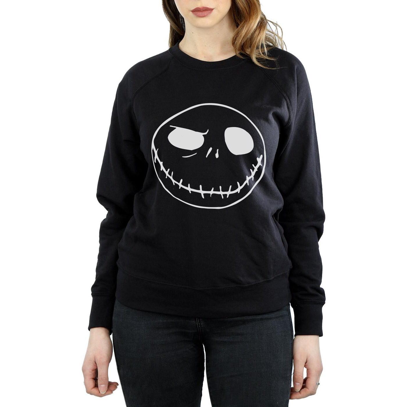 Disney  Nightmare Before Christmas Jack's Big Face Sweatshirt 