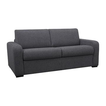 Schlafsofa mit Matratze 4-Sitzer - Liegefläche 160 cm - Matratze 14 cm - Stoff - Anthrazit - BEVIS