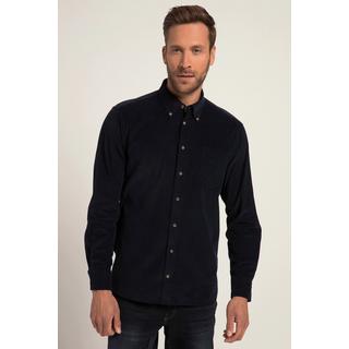 JP1880  Camicia in velluto a coste dalla vestibilità moderna e in tradizionale stile Tracht con colletto button-down e maniche lunghe 