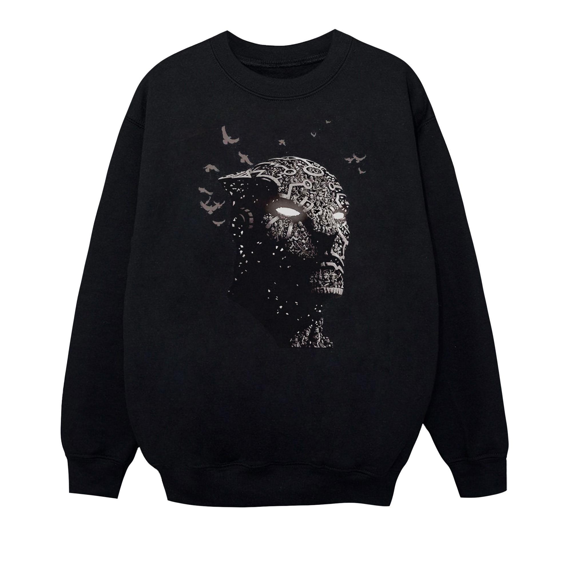 Image of Black Panther Tribe Mask Sweatshirt Unisex Schwarz 116