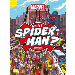 Marvel: Wo ist Spider-Man? Das große Wimmelbuch MARVEL; Steindamm, Constanze (Übersetzung) Copertina rigida 