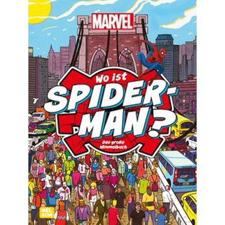 Marvel: Wo ist Spider-Man? Das große Wimmelbuch MARVEL; Steindamm, Constanze (Übersetzung) Copertina rigida 