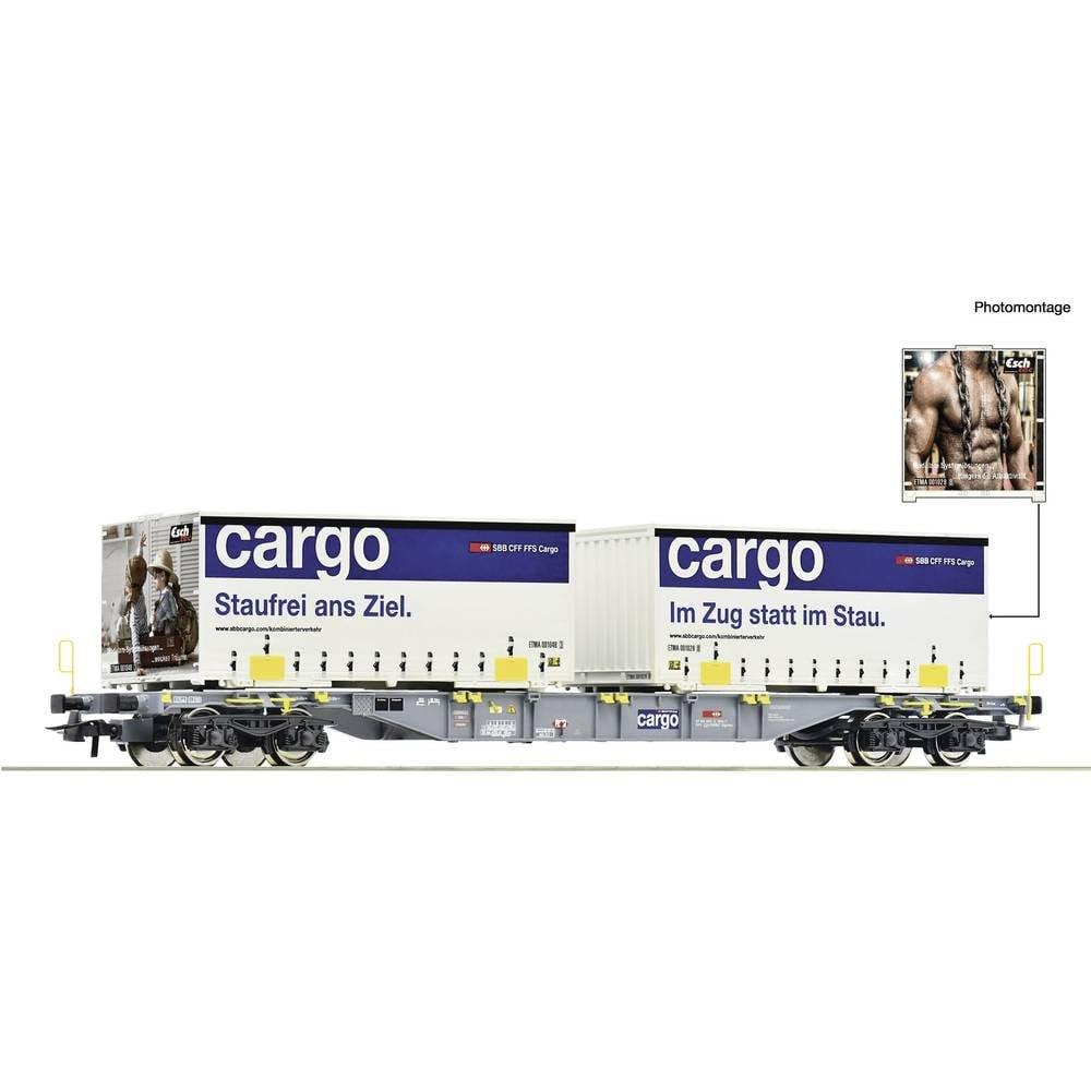 Image of H0 Containertragwagen der SBB Cargo Multicolor