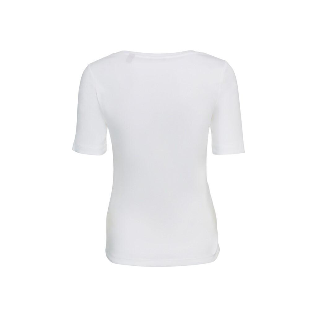 ESPRIT Slim Fit T-Shirt Logo Strass  