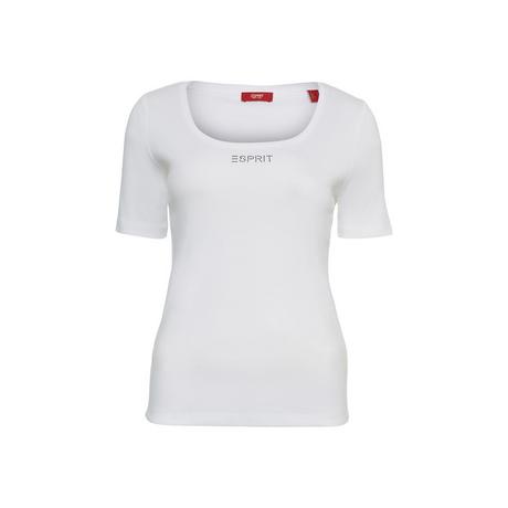 ESPRIT Slim Fit T-Shirt Logo Strass  
