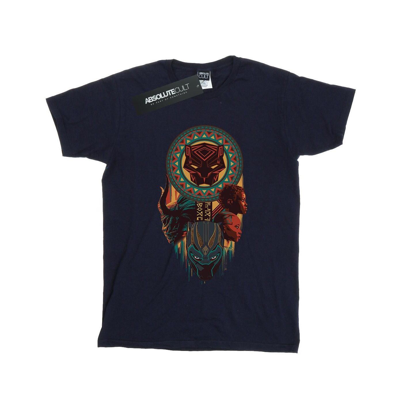 Image of Black Panther Totem Tshirt Damen Marine XL