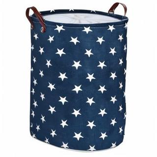 Alopini Faltbare runde Aufbewahrungswäschekörbe, Baumwolle  